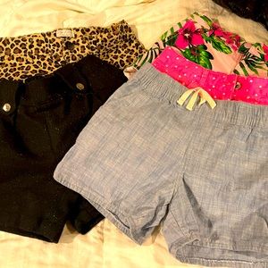 5 pairs girls size 8 shorts